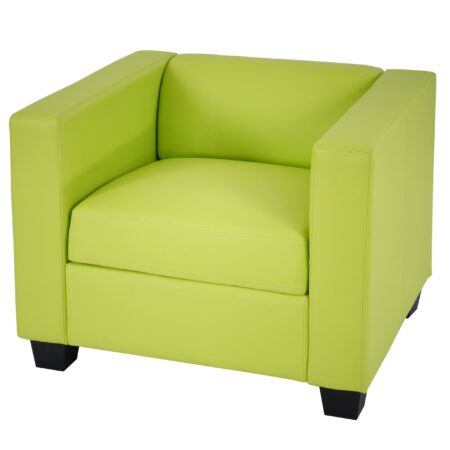 Sessel Loungesessel Kunstleder hellgrün