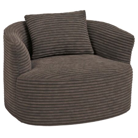 Sessel Loungesessel Relaxsessel Cocktailsessel Cord braun