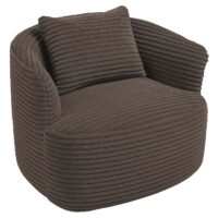 Sessel Loungesessel Relaxsessel Cocktailsessel Cord braun