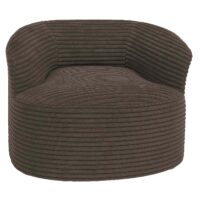 Sessel Loungesessel Relaxsessel Cocktailsessel Cord braun