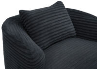 Sessel Loungesessel Relaxsessel Cocktailsessel Cord dunkelgrau
