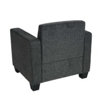 Sessel Loungesessel Stoff anthrazit-grau