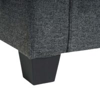 Sessel Loungesessel Stoff anthrazit-grau