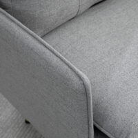 Sessel Polstersessel Einzelsessel bis 120kg belastbar Grau - Gemütlicher Polstersessel mit hoher Belastbarkeit.