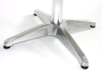 Set Stehtisch mit Husse klappbar höhenverstellbar Ø60cm anthrazit-grau