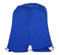 Set Stehtisch mit Husse klappbar höhenverstellbar Ø60cm blau