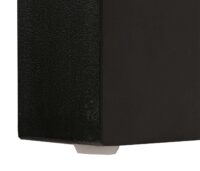 Sideboard Highboard Schrank Schiebetür 7 Fächer Industrial 84x150x40cm braun-schwarz