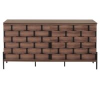 Sideboard Kommode 3D-Flecht-Design Push-to-open 152x80x40cm