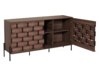 Sideboard Kommode 3D-Flecht-Design Push-to-open 152x80x40cm