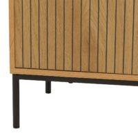 Sideboard Kommode Anrichte 3 Schubladen 2 Türen 80x130x42cm natur