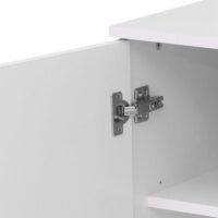 Sideboard Kommode Anrichte 4 Türen 9 Staufächer 83x159x37cm weiss
