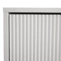Sideboard Kommode Highboard 3D-Design 88x150x40cm weiss