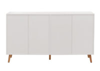 Sideboard Kommode Highboard 3D-Design 88x150x40cm weiss