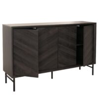 Sideboard Kommode Highboard Anrichte 94x151x40cm dunkelgrau