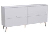Sideboard Kommode Türen Anrichte Staufächer 80x160x40cm weiss