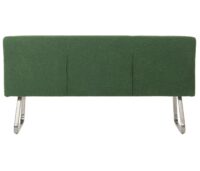 Sitzbank JAM-H70 Bouclé Textil Edelstahl 180cm grün