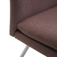 Sitzbank JAM-H70 Textil Edelstahl 160cm braun