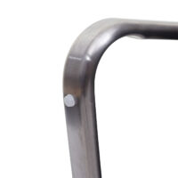 Sitzbank JAM-H70 Textil Edelstahl 160cm grau-braun