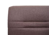 Sitzbank JAM-H70 Textil Edelstahl 180cm braun