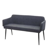 Sitzbank JAM-L13 Textil 133cm anthrazit