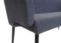 Sitzbank JAM-L13 Textil 133cm anthrazit
