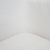 Sitzbank JAM-L13 Textil 133cm creme-weiss