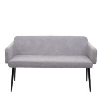 Sitzbank JAM-L13 Textil 133cm grau