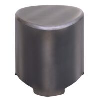 Sitzhocker Holzhocker Industrial Metall-Optik