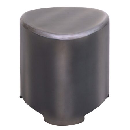Sitzhocker Holzhocker Industrial Metall-Optik