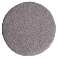 Sitzhocker Schminkhocker höhenverstellbar drehbar Ø37cm Bouclé taupe
