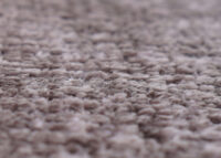 Sitzhocker Schminkhocker höhenverstellbar drehbar Ø37cm Chenille braun