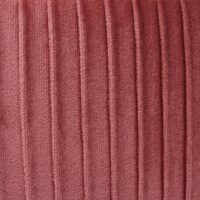 Sitzhocker mit Staufach Ø33cm Samt-Optik rosa Gestell schwarz