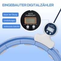 Smart Hula Hoop Reifen verstellbar mit Gewicht und Zähler für Erwachsene
