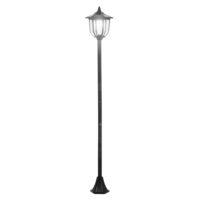 Solar-Gartenlaterne Ø265x177 cm, LED-Leuchte für außen, Farbe Schwarz.