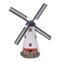 Solar LED Windmühle Gartendeko für Innen und Außen