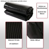 Solar Poolabdeckung rund blau 3,66 m 400 µm Wärmeplane