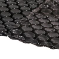 Schwarze Solar Poolabdeckung rechteckig 10x5 m Wärmeschutz