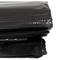 Schwarze Solar Poolabdeckung 8x4 m rechteckig 400 µm Wärmeabdeckung