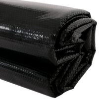 Solar Poolabdeckung rund schwarz 4,57 m 400 µm Wärmeplane