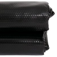 Schwarze Solar Poolabdeckung rund 4,88 m 400 µm Wärmeplane