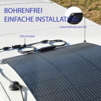 Solarpanel Solarladegerät tragbar Outdoor USB wasserdicht 100W