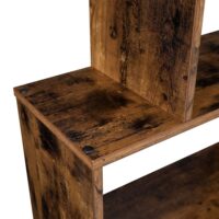 Songmics Bücherregal mit 6 Ebenen Vintage 70x24x190.5cm aus Holz