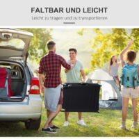 Schwarze Sonnenliege, 188x56x28cm, mit verstellbarer Rückenlehne.