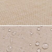 Sonnenliege Gartenliege Relaxliege Akazie Kissen creme-beige