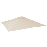 Ersatzbezug Sonnenschirm Polyester Gastronomie 5x5m creme