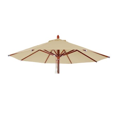 Ersatzbezug Sonnenschirm rund Polyester Gastronomie 3m creme