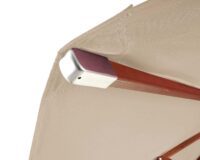 Ersatzbezug Sonnenschirm rund Polyester Gastronomie 3m creme