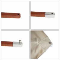 Ersatzbezug Sonnenschirm rund Polyester Gastronomie 4m creme