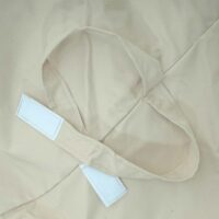 Ersatzbezug Sonnenschirm Volant Polyester Gastronomie 5m creme