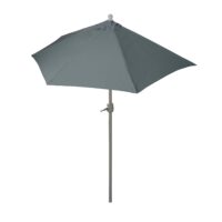 Sonnenschirm halbrund Balkonschirm UV50+ 300cm anthrazit ohne Ständer